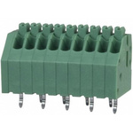 Phoenix Contact COMBICON Series PCB Terminal Block, 2.5mm Pitch, Through Hole Mount, 1-Row, Solder Termination