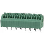 Phoenix Contact PTSA 0.5/16-2.5-F Series PCB Terminal Block, 2.5mm Pitch, Through Hole Mount, 1-Row, Solder Termination