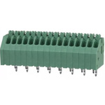 Phoenix Contact PTSA 0.5/16-2.5-Z Series PCB Terminal Block, 2.5mm Pitch, Through Hole Mount, Solder Termination