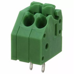 Phoenix Contact PTSA 1.5/ 2-3.5-F Series PCB Terminal Block, 3.5mm Pitch, Through Hole Mount, Solder Termination