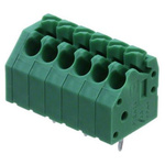 Phoenix Contact PCB Terminal Block, 3.5mm Pitch, Through Hole Mount, 1-Row, Solder Termination