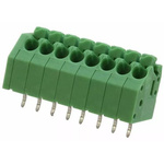 Phoenix Contact PTSA 1.5/ 8-3.5-F Series PCB Terminal Block, 3.5mm Pitch, Through Hole Mount, Solder Termination