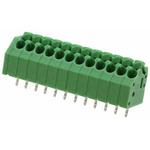 Phoenix Contact PTSA 1.5/12-3.5-F Series PCB Terminal Block, 3.5mm Pitch, Through Hole Mount, 1-Row, Solder Termination