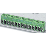 Phoenix Contact PT 1.5/14-3.5-V Series PCB Terminal Block, 3.5mm Pitch, Through Hole Mount, 1-Row, Solder Termination