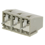 TE Connectivity Buchanan Series PCB Terminal Block, 3-Contact, 5mm Pitch, Through Hole Mount, 1-Row, Screw Termination