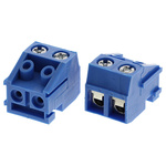 TE Connectivity Buchanan Series PCB Terminal Block, 2-Contact, 5mm Pitch, Through Hole Mount, 1-Row, Screw Termination