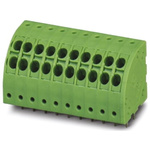 Phoenix Contact PTDA 1.5/ 7-3.5 Series PCB Terminal Block, 7-Contact, 3.5mm Pitch, Through Hole Mount, 1-Row, Spring