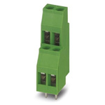 Phoenix Contact MKKDS 3/2 Series PCB Terminal Block, 2-Contact, 5mm Pitch, Through Hole Mount, 2-Row, Screw Termination