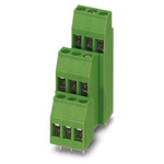 Phoenix Contact MK3DS 3/3-5.08 Series PCB Terminal Block, 3-Contact, 5.08mm Pitch, Through Hole Mount, 3-Row, Screw