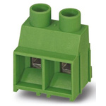 Phoenix Contact MKDS 5 HV/2-9.52-Z Series PCB Terminal Block, 2-Contact, 9.52mm Pitch, Through Hole Mount, 1-Row, Screw