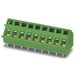 Phoenix Contact ZFKDS 1.5C-5.0 Series PCB Terminal Block, 1-Contact, 5mm Pitch, Through Hole Mount, 1-Row, Spring Cage