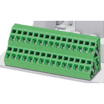 Phoenix Contact ZFKKDS 2.5-5.08 Series PCB Terminal Block, 1-Contact, 5.08mm Pitch, Through Hole Mount, 2-Row, Spring