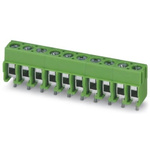 Phoenix Contact PT 1.5/12-5.0-H Series PCB Terminal Block, 12-Contact, 5mm Pitch, Through Hole Mount, 1-Row, Screw