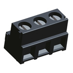 TE Connectivity Buchanan Series PCB Terminal Block, 3-Contact, 5.08mm Pitch, Through Hole Mount, 1-Row, Solder