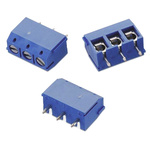 Wurth Elektronik 102 Series PCB Terminal Block, 3-Contact, 5mm Pitch, Through Hole Mount, 1-Row, Solder Termination