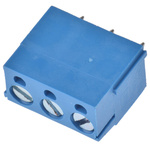 Wurth Elektronik 101 Series PCB Terminal Block, 3-Contact, 5mm Pitch, Through Hole Mount, 1-Row, Solder Termination