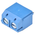 Wurth Elektronik 102 Series PCB Terminal Block, 2-Contact, 5mm Pitch, Through Hole Mount, 1-Row, Solder Termination
