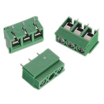 Wurth Elektronik 111 Series PCB Terminal Block, 3-Contact, 5mm Pitch, Through Hole Mount, 1-Row, Solder Termination