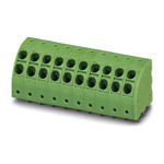 Phoenix Contact PTDA 2.5/15-5.0 Series PCB Terminal Block, 15-Contact, 5mm Pitch, Through Hole Mount, Spring Cage