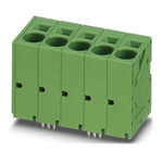 Phoenix Contact SPT 16/ 7-V-10.0-ZB Series PCB Terminal Block, 7-Contact, 10mm Pitch, Through Hole Mount, Spring Cage