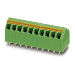 Phoenix Contact SPTA 1.5/ 8-3.81 Series PCB Terminal Block, 8-Contact, 3.81mm Pitch, Through Hole Mount, Spring Cage