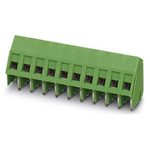 Phoenix Contact SMKDSP 1.5/14 Series PCB Terminal Block, 14-Contact, 5mm Pitch, Through Hole Mount, Screw Termination