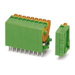 Phoenix Contact FFKDSA1/V-2.54-13 Series PCB Terminal Block, 13-Contact, 2.54mm Pitch, Through Hole Mount, Spring Cage