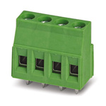 Phoenix Contact MKDSN 2.5/ 5-5.08 Series PCB Terminal Block, 5-Contact, 5.08mm Pitch, Through Hole Mount, Screw
