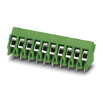 Phoenix Contact PTA 1.5/14-5.0 Series PCB Terminal Block, 14-Contact, 5mm Pitch, Through Hole Mount, Screw Termination
