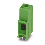 Phoenix Contact MKDS 10 HV/ 1-F-10.16 Series PCB Terminal Block, 1-Contact, 10.16mm Pitch, Through Hole Mount, Screw