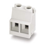 Phoenix Contact MKDSO 2.5 HV/ 2L-7.5 KMGY Series PCB Terminal Block, 2-Contact, 7.5mm Pitch, Through Hole Mount, Screw