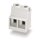 Phoenix Contact MKDSO 2.5 HV/ 2R-7.5 KMGY Series PCB Terminal Block, 2-Contact, 7.5mm Pitch, Through Hole Mount, Screw