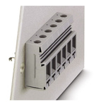 Phoenix Contact VDFK 6 GNYE Series Feed Through Terminal Block, 2-Contact, 1-Row, Screw Termination
