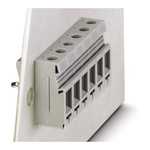 Phoenix Contact VDFK 6/K GNYE Series Feed Through Terminal Block, 2-Contact, 1-Row, Screw Termination
