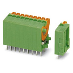 Phoenix Contact FFKDSA1/V-2.54- 5 Series PCB Terminal Block, 5-Contact, 2.54mm Pitch, Through Hole Mount