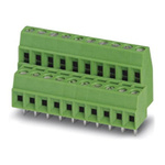 Phoenix Contact MKDS 1/14-3.5 Series PCB Terminal Block, 14-Contact, 3.5mm Pitch, Through Hole Mount, Screw Termination