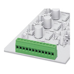 Phoenix Contact MKDSP 1.5/ 9-5.08 Series PCB Terminal Block, 9-Contact, 5.08mm Pitch, Through Hole Mount, Screw