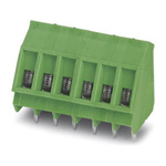 Phoenix Contact COMBICON MKDSO Series PCB Terminal Block, 4-Contact, 5mm Pitch, Through Hole Mount, Screw Termination