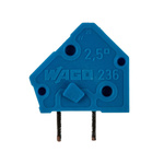 Wago PCB Terminal Block, 1-Contact, 5mm Pitch, Through Hole Mount, Solder Termination