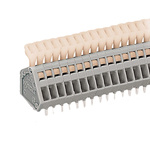 Wago PCB Terminal Block, 12-Contact, 2.5mm Pitch, Through Hole Mount, 1-Row, Solder Termination