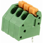 TE Connectivity PCB Terminal Strip, 3-Contact, 3.5mm Pitch, Through Hole Mount, 1-Row, Solder Termination