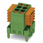 Phoenix Contact SDDC 1.5/ 2-PV-3.5 Series PCB Terminal Block, 2-Contact, 3.5mm Pitch, Through Hole Mount, 2-Row, Screw