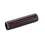 Merlett Plastics PVC Flexible Tube, Black, 42.5mm External Diameter, 10m LongReinforced, 100mm Bend Radius,