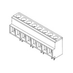 Molex 39910 Series PCB Terminal Block, 3-Contact, 10.16mm Pitch, Through Hole Mount, 1-Row, Solder Termination
