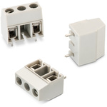 Wurth Elektronik 1338 Series PCB Terminal Block, 3-Contact, 10mm Pitch, Through Hole Mount, 1-Row, Solder Termination