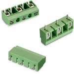 Wurth Elektronik 1378 Series PCB Terminal Block, 3-Contact, 10mm Pitch, Through Hole Mount, 1-Row, Solder Termination