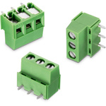 Wurth Elektronik 2167 Series PCB Terminal Block, 3-Contact, 5mm Pitch, Through Hole Mount, 1-Row, Solder Termination