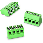 Wurth Elektronik 2415 Series PCB Terminal Block, 8-Contact, 5.08mm Pitch, Through Hole Mount, 1-Row, Solder Termination