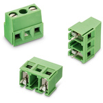 Wurth Elektronik 2168 Series PCB Terminal Block, 2-Contact, 10mm Pitch, Through Hole Mount, 1-Row, Solder Termination