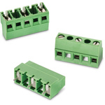 Wurth Elektronik 2426 Series PCB Terminal Block, 4-Contact, 10.16mm Pitch, PCB Mount, 1-Row, Solder Termination